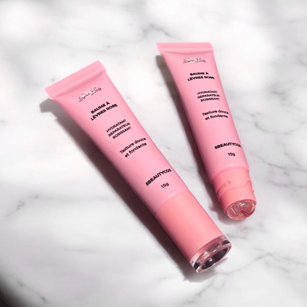 Baume à lèvres rose